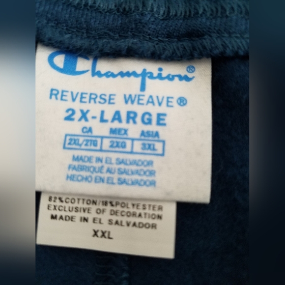 NWT Women's Reverse Weave Joggers Sweatpants Blue Size 2XL - Picture 14 of 14